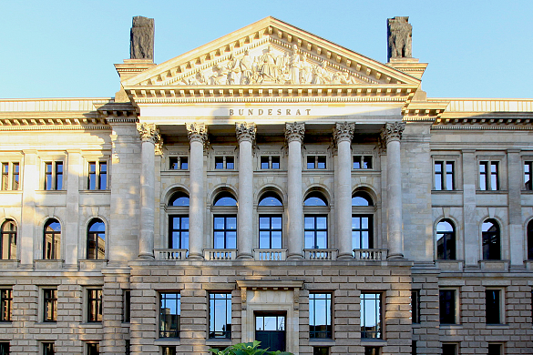 Ansicht vom Gebäude des Bundesrats