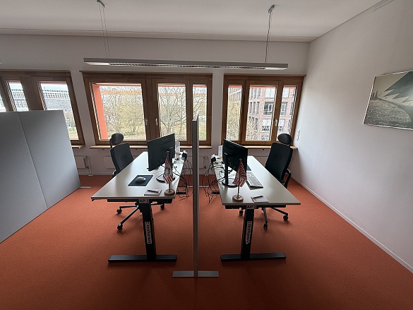 Blick auf den Co-Working-Space Landesvertretung Bremen